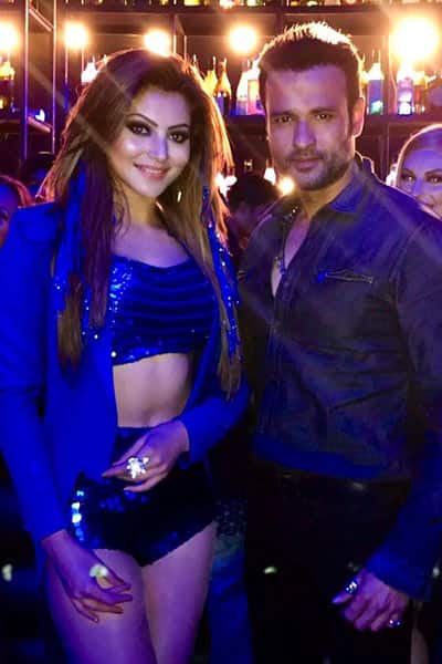 Urvashi Rautela was earlier seen in the blue outfit for Kaabil's song shoot