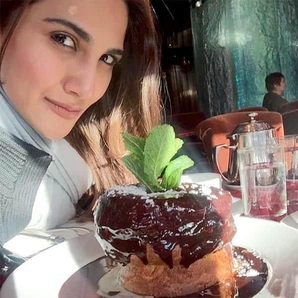 Vaani Kapoor preferred to keep a picture with that chocolate doughnut
