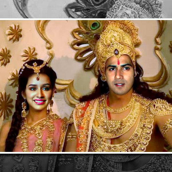 Varun Dhawan and Shraddha Kapoor as Krishna and Radha