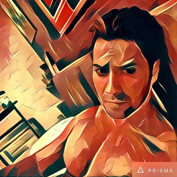 Varun Dhawan’s selfie through Prisma app