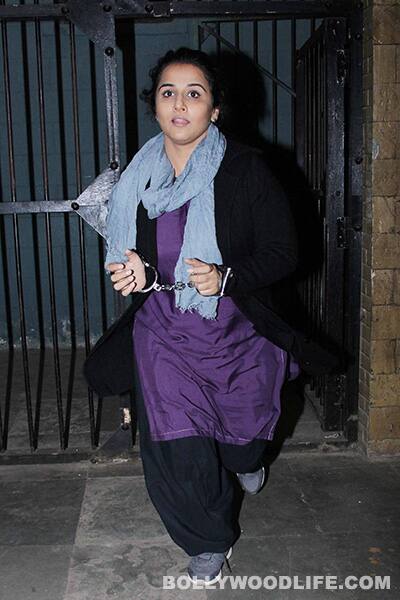 Vidya Balan sees a chance and makes a run for it