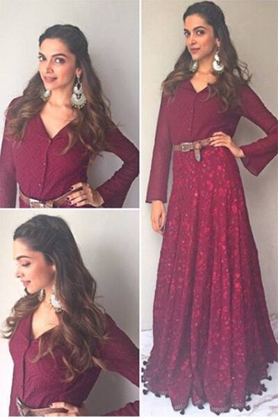 We are totally taken by Deepika Padukone's styling during Tamasha promotions