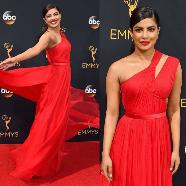 When Priyanka Chopra looking RED hot!
