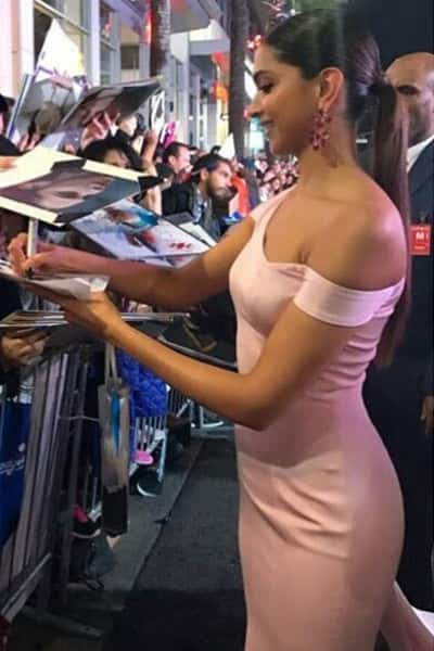 While Deepika Padukone was busy interacting with fans, we wonder where was Vin Diesel?