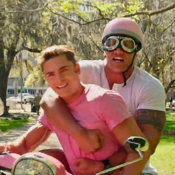 Zac Efron and Dwayne Johnson's bromance eh?
