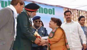 Saroj Khan: I was privileged to be felicitated by NCC chief
