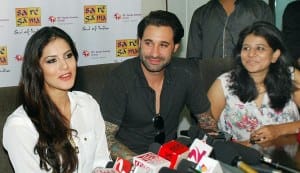 Sunny Leone meets the media after the release of ‘Jism 2′