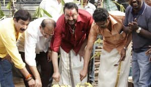 Sanjay Dutt has a great time shooting for Policegiri in Chennai