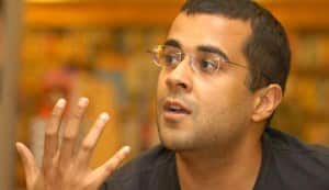 Is Chetan Bhagat still annoyed at the 3 Idiots panga?