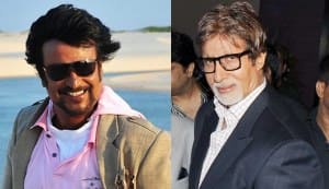 Are Rajinikanth and Amitabh Bachchan like kids in a candy shop?