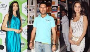 Yuvraj chooses Kim Sharma over Deepika Padukone