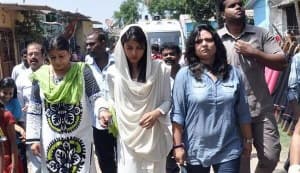 Priyanka Chopra at her assistant Jiban Patra’s funeral
