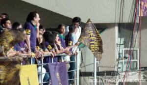 IPL 2013 opening match pics: Shahrukh Khan and Deepika Padukone do a victory lap after KKR win