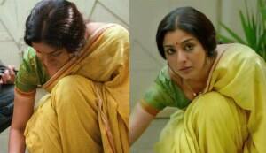 Tabu learns to make a rangoli!