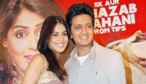 Riteish Deshmukh shoots a film with ‘baiko’ Genelia D’Souza!