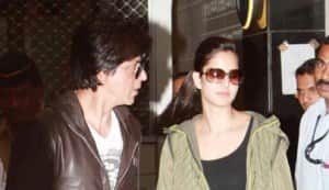 Shahrukh Khan and Katrina Kaif back in Mumbai