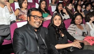 Anurag Kashyap, Anushka Sharma and Tannishtha Chatterjee at London Indian Film Festival 2012