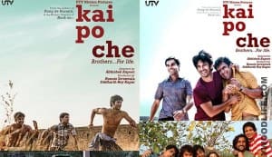 Kai Po Che posters borrow blatantly from Rang De Basanti