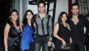 Ekta Kapoor, Mithun Chakraborty, Pooja Bedi at Aamir Ali and Sanjeeda Sheikh’s pre-wedding bash