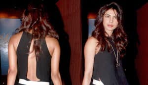 Priyanka Chopra shows off her sexy back!
