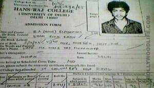 Did you know Shahrukh Khan was poor in English?