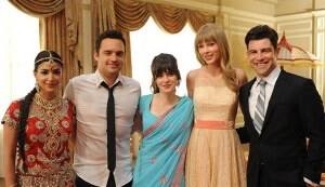 New Girl actor Zooey Deschanel wears a saree in season 2 finale episode