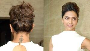 Deepika Padukone flaunts her tattoo!
