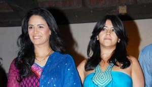 Ekta Kapoor, Mona Singh and Pawan Shankar at the launch of ‘Kya Hua Tera Vada’