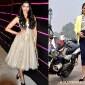 Sonam Kapoor completes her look with classy black&nbsp;pumps!