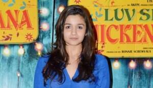 Alia Bhatt at the premiere of Luv Shuv Tey Chicken Khurana