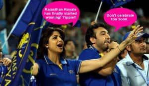 IPL 2013: What do Shilpa Shetty and Raj Kundra talk about during the matches?