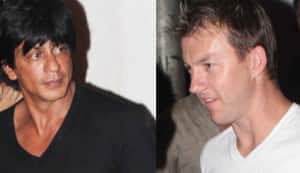 IPL 2013: Shahrukh Khan and Brett Lee at KKR’s dinner party – View pics!