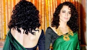 Kangna Ranaut looks sexy in a saree!