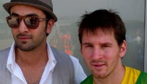 Ranbir Kapoor meets his sports idol&nbsp;Messi