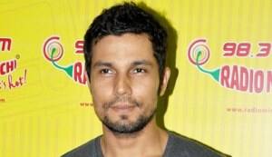 Randeep Hooda and Mahie Gill at Radio Mirchi