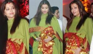 Aishwarya Rai attends Sanjay Dutt’s ‘Mata Ki Chowki’