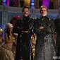 Amitabh, Abhishek, Ajay groove in garish&nbsp;sherwanis