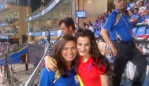 In Focus: Ameesha Patel bonds with friends at IPL 2013