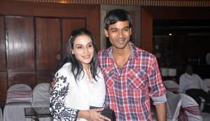 Dhanush and Aishwarya camp in Varanasi