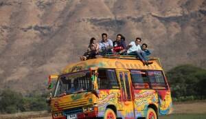 Rohit Shetty turns bus driver for Abhishek Bachchan