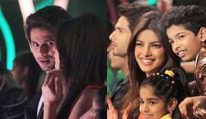 Priyanka Chopra with Shahid Kapoor on the sets of ‘Dance India Dance Li’l Masters’