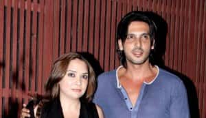 Zayed Khan with wife Mallika
