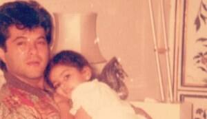 In Focus: Anil Kapoor cradles his darling daughter!