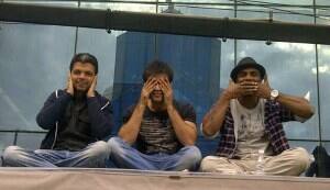 Gori Tere Pyaar Mein on the set pic: Did Punit Malhotra force Remo D’Souza to do the monkey&nbsp;pose?