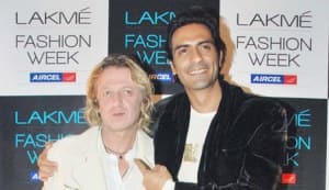 LFW: Arjun Rampal and Rohit Bal