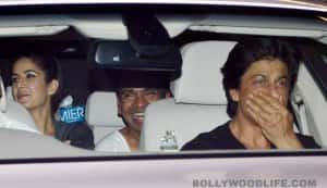 What were Shahrukh Khan and Katrina Kaif doing in the same car?