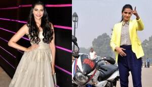 Sonam Kapoor completes her look with classy black pumps!