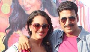 Akshay Kumar, Sonakshi Sinha, Prabhu Deva promote ‘Rowdy Rathore’ along with RJ Malishka
