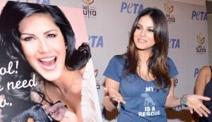 Sunny Leone launches PeTA’s adopt a stray dog&nbsp;campaign