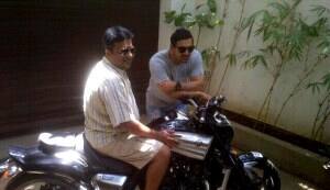 In Focus: John Abraham gifts his Yamaha bike to Shootout at Wadala director Sanjay&nbsp;Gupta!